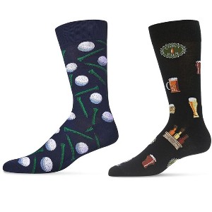 MeMoi Men's 2 Pair Sports Assortment - 1 of 2