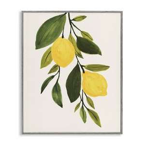 Stupell Industries Simple Yellow Country Lemon Leaf, 11" x 14" - 1 of 4
