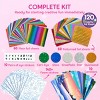Klever Kits Princess Foil Art Kit - Mess-Free Coloring Foil Foam Stickers, Arts & Crafts, Travel Toys, Birthday Christmas Gift for Girls Boys Age 4+ - 2 of 4