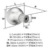 Amerock Cowrie Round Knob for Cabinets, Drawers, and Furniture - 3 of 4
