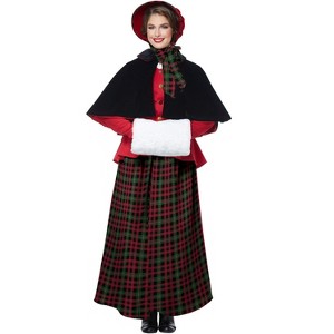California Costumes Holiday Caroler Women's Costume - 1 of 2