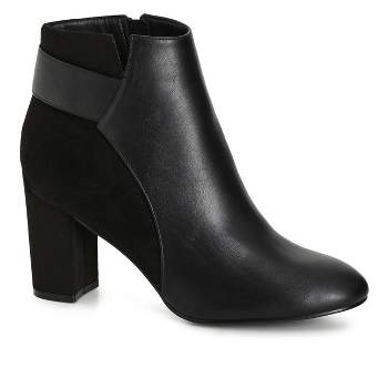 Women's  Wide Fit Jax Ankle Boot - black | CITY CHIC