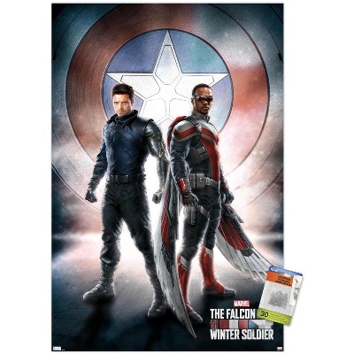 Trends International Marvel Falcon And Winter Soldier - One Sheet 