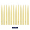 12ct 12" Limoncello Unscented Dripless Handipt Taper Candle - Colonial Candle - 2 of 3