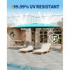 13FT Umbrella Outdoor Patio,Double-Sided Rectangle Umbrella Oversized Shade for 2-6 People - 2 of 4
