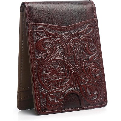 BEAFUP Men's RFID Blocking Bifold Wallet - Premium Full-Grain Leather with 11 Card Slots | Slim Design for Daily Use for Birthdays