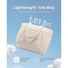 Tote Bag for Women,Large Puffer Work tote bag for 15.In Laptop Teacher Nurse,Lightweight Shoudler Bag for Travel,Daily - 3 of 4