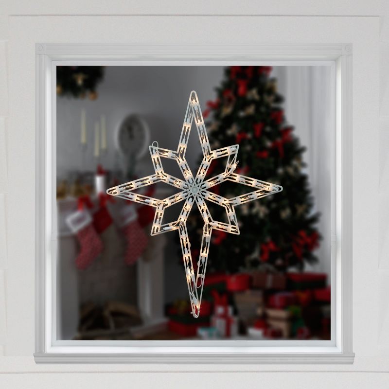 Northlight 18" Lighted Star of Bethlehem Christmas Window Silhouette Decoration, 3 of 6