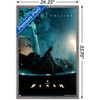 Trends International DC Comics Movie The Flash - Batman and Batmobile One Sheet Framed Wall Poster Prints - 3 of 4