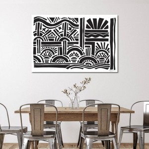 iCanvas Geometric Sunburst by Statement Goods Canvas Print Wall Art - 1 of 3