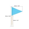 Unique Bargains Small Labeling Marking Cocktail Party Decor Flag Toothpick 100 Pcs - 2 of 4