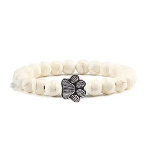 PawZee Snowy Paw Print Charm Bracelet - 1 of 2