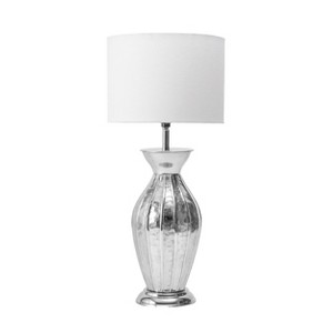 nuLOOM Gardner 22" Iron Table Lamp Lighting - Nickel 22" H x 10" W x 10" D - 1 of 4