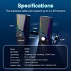 Evo Bytes Computer Speakers with 6 Lighting Modes - 2 of 4
