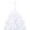 Artificial Christmas Tree White PVC Medium Expandable - 4 of 4
