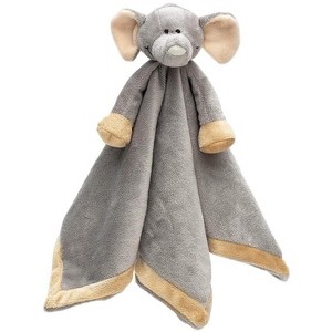 TriAction Toys Teddykompaniet Diinglisar Collection 11 Inch Plush Animal Blanket | Elephant - 1 of 1