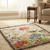 Floral “Bloom With Grace” Tapestry Throw – 50x60 inch Cotton by Manual Woodworkers and Weavers - 2 of 3