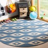 Linden LND171 Power Loomed Indoor/Outdoor Rugs - Safavieh - 2 of 3