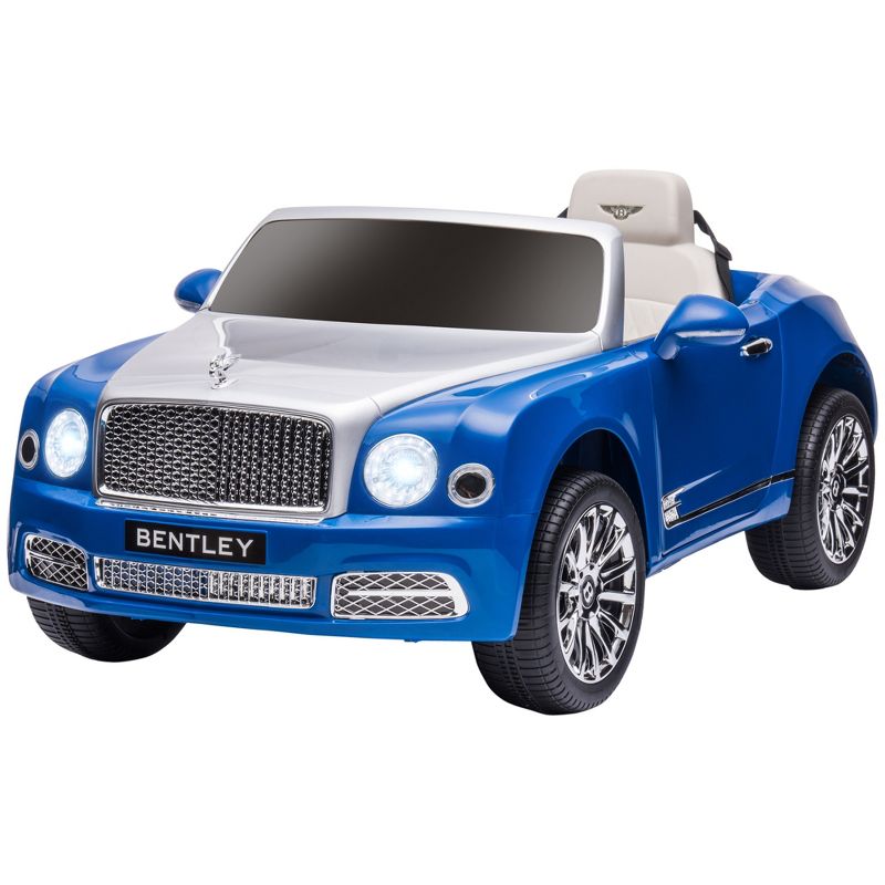 Aosom Bentley 12V Ride on Car with Remote Control, Battery Powered Car with Suspension, Startup Sound, Forward & Backward Function, LED Lights, MP3, Horn, Music, 2 Motors, for 37-72 Months, 4 of 7
