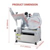 Meat Slicer, 12'' Carbon Steel Blade 550W Automatic Slicer - Adjustable Thickness 0~14mm for Commercial/Home Use - 2 of 4