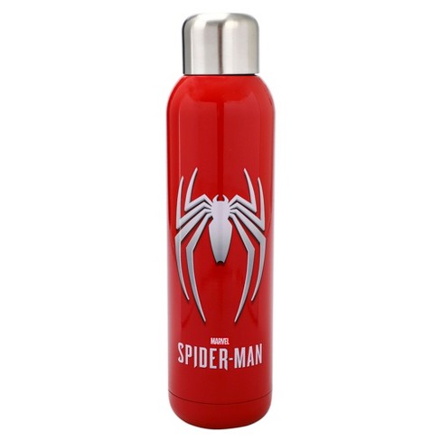 Silver Buffalo Marvel Comics Spider-man Stainless Steel Water Bottle
