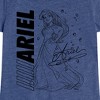 Girls' - Disney Princess - Ariel Wearing Dress Fitted Short Sleeve Graphic T-Shirt - 2 of 4