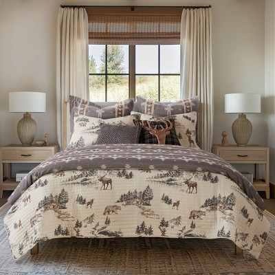 Levtex Home Lodge Toile Quilt