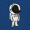 Dalix Astronaut Embroidered Short Soft Fleece Relaxed Drawstring Fit Lounge Mens - 2 of 4