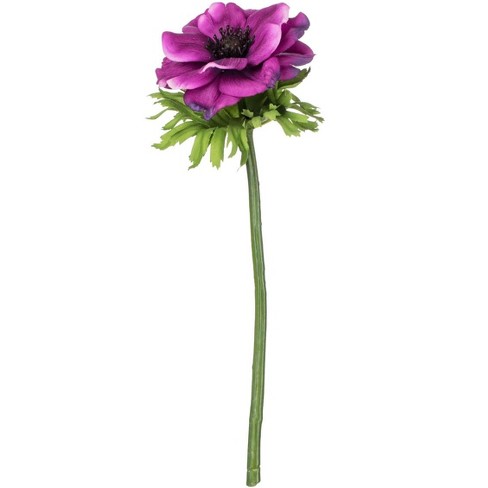 Sullivans Artificial Real Touch Anemone Stem 13 5 H Purple Flowers Target