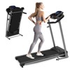 HFYee Walking Pad Treadmill 265 LB Capacity with 12 Adjustable Programs, LED Display and 2.5HP Silent Motor, Foldable Treadmill for Home, Black - 2 of 4