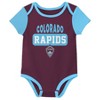 MLS Colorado Rapids Infant Boys' 3pk Bodysuit - 4 of 4