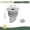 Unique Bargains Silicone Ring Washing Machine Sealing Drain Stopper - 2 of 4