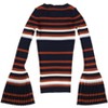 bar III Womens Striped Bell-Sleeve Pullover Sweater - 2 of 2