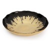 Classic Touch 11.75"D Black Dipped Gold Salad Bowl - 3 of 3