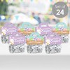 Big Dot of Happiness Spring Easter Bunny - DIY Happy Easter Party Clear Goodie Favor Bag Labels - Candy Bags with Toppers - Set of 24 - 2 of 4