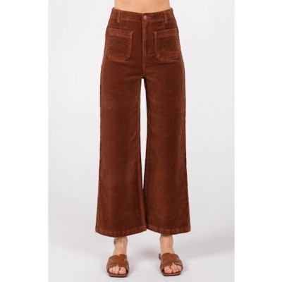 Women's Wide Leg Corduroy Pant - L.T.J