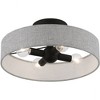 Livex Lighting Elmhurst 4 - Light Semi-Flush Mount in  Black - 3 of 4