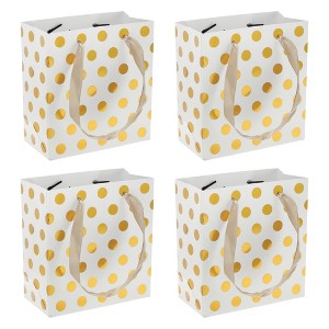 Unique Bargains Hot Foil Stamping Gift Bags 4 Pcs - 1 of 4
