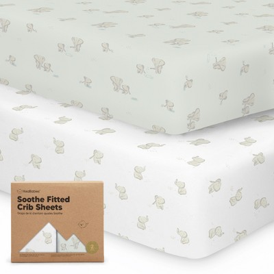 Crib Mattress Protector Organic Cotton Waterproof Crib Sheets (2 - Main Image