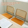 NicBex Modern Breuer Designed Dining Chairs Set of 2 with Rattan Back & Chrome Legs,Small Accent Chairs for Dining Room,Living Room - 3 of 4