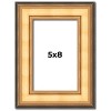 PosterPalooza | Photo Size Traditional Gold Picture Frame - UV Acrylic, Foam Board Backing, Hanging Hardware - 2 of 4