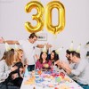 Katchon, Gold 30 Balloon Numbers - 40 Inch | Happy 30th Birthday Decorations for Him | 30th Balloons for Him - 3 of 4