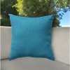 HomeRoots 22" Teal Blue Indoor Outdoor Throw Pillow - 2 of 4