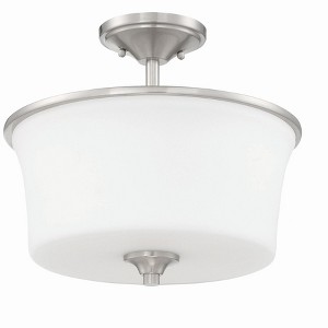 Craftmade Lighting Gwyneth 2 - Light Semi-Flush Mount in  Brushed Polished Nickel - 1 of 1