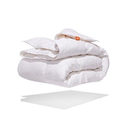 King Size White Cotton Goose Feather Comforter
