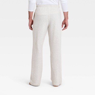 Men's Elevated Textured Knit Lounge Pants - Goodfellow & Co™ Oatmeal