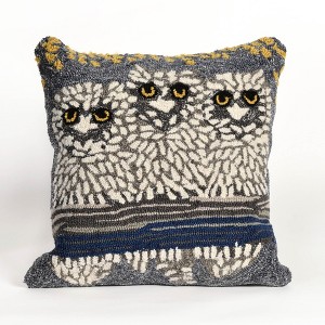 Liora Manne Frontporch Lodge Indoor/Outdoor Pillow.. - 1 of 4