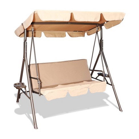 3 person best sale patio glider