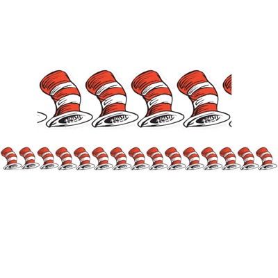 Eureka The Cat's Hat Extra Wide Deco Trim, 37 Feet (Pack of 6)