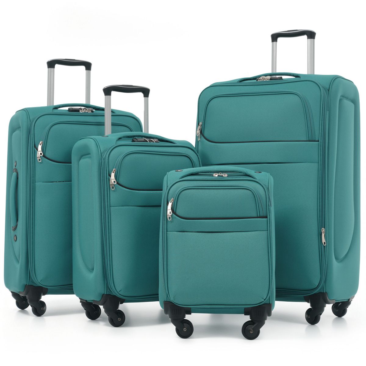 Polibi Ligheweight Expandable Luggage Set of 4, 18"/22"/26"/30" Suitcase with Spinner Wheels, TAS Lock - thumbnail 4